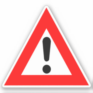 Pegatina Triángulo de Advertencia