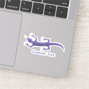 Pegatina Tribal Lizard Mauve