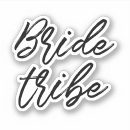 Pegatina tribu de novias modernas