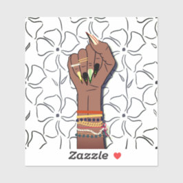 Pegatina Tributo al Mes de la Historia Negra: Han de la diá