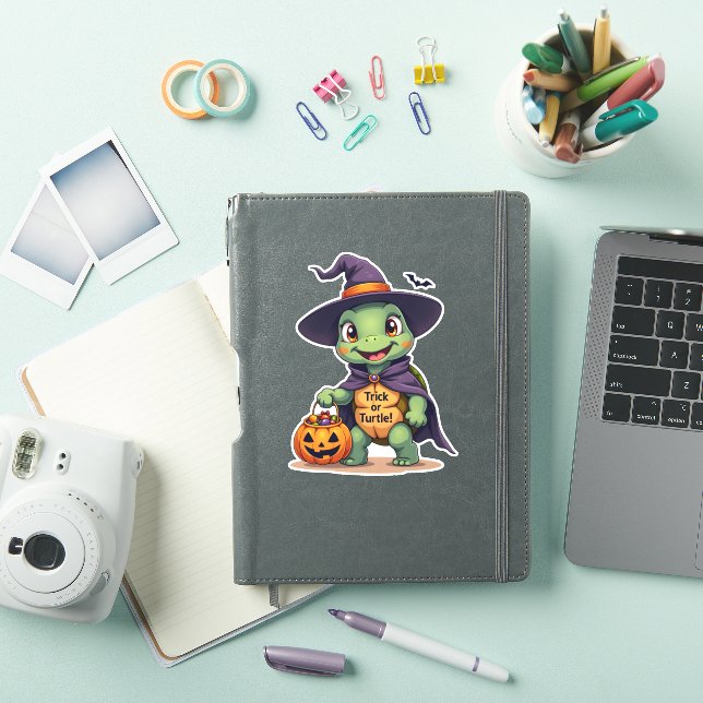 Pegatina Trick-or-Turtle (Funda para iPad)