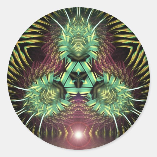 pegatina trifractalí (Anverso)