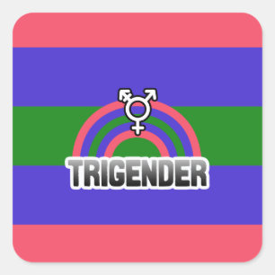PEGATINA TRIGENDER RAINBOW