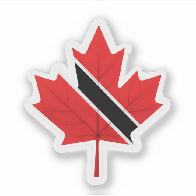Pegatina Trini-canadiense (Anverso)
