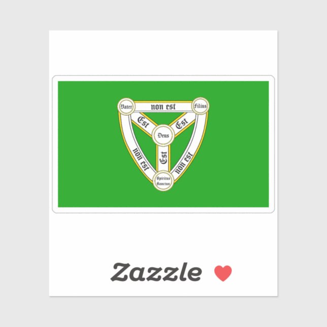 Pegatina Trinity flag (Hoja)