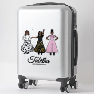 Pegatina Trío de bailarín de alabanza #1
