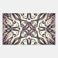 Pegatina Trippy Skulls