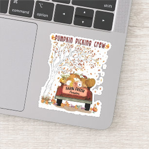 Pegatina Tripulación de calabaza