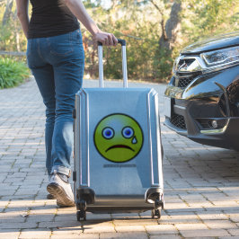 Pegatina Triste cara de lágrima Emoji cara amarilla Añadir