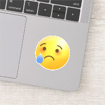 Triste pero aliviada Emoji facial