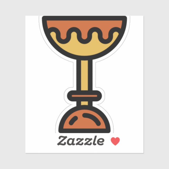 Pegatina trofeo (Hoja)