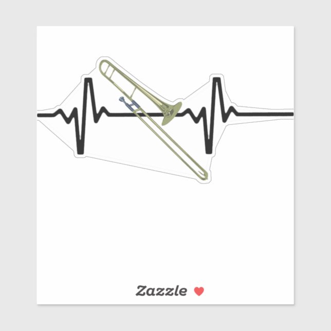 Pegatina Trombona de latido (Hoja)