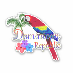 Pegatina Tropical República Dominicana