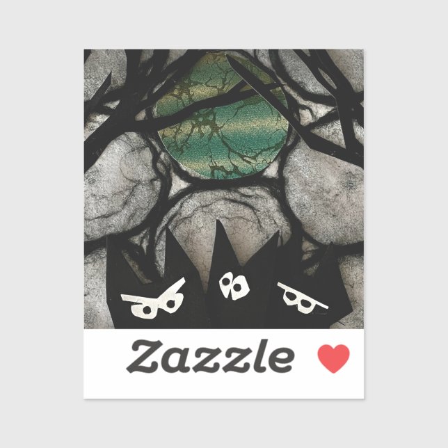 Pegatina Trouble (Hoja)