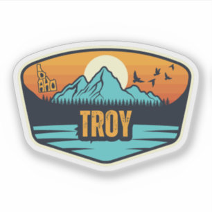 Pegatina Troy, Idaho