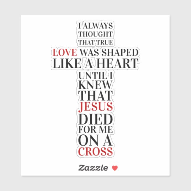 Pegatina True love (Hoja)