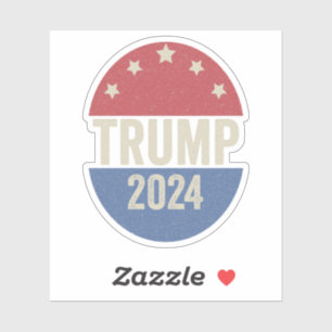 Pegatina Trump 2024 vuelve a votar por elecciones graciosas