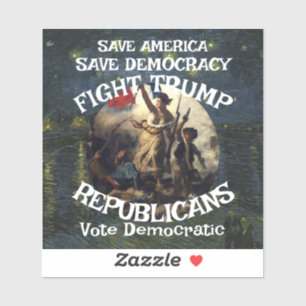 Pegatina Trump Camarón Fajita Jesús Partido Republicano Pis