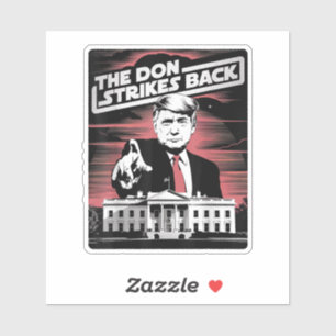 Pegatina Trump El Don Golpea A La Casa Blanca 2024