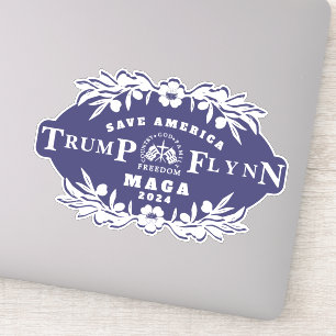 Pegatina Trump Flynn 2024