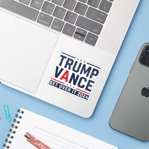 Pegatina Trump Ganó Elección 2024 Presidente Trump Vance
