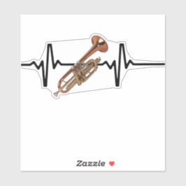 Pegatina Trumpet de latido