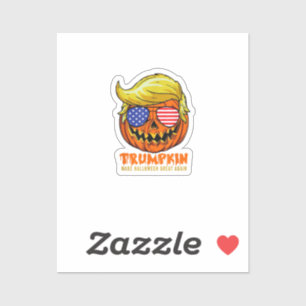 Pegatina Trumpkin Usa vuelve a hacer que Halloween sea geni