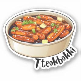 Pegatina Tteokbokki coreano