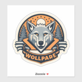 Pegatina tu vida con lobos