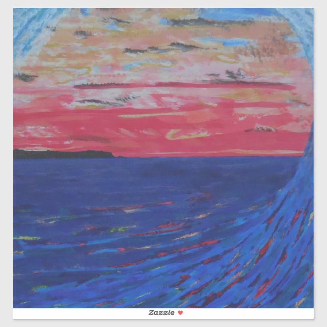 Pegatina Tubo a pintura de san clemente (Hoja)