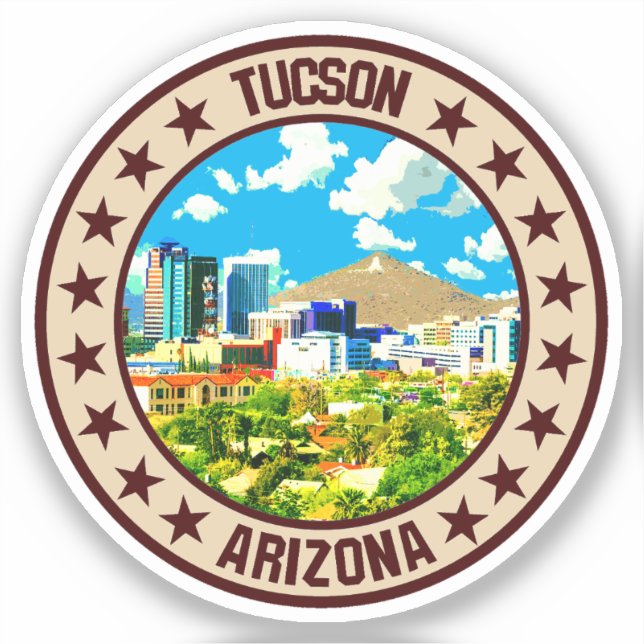 Pegatina Tucson (Anverso)