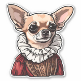Pegatina Tudor Chihuahua