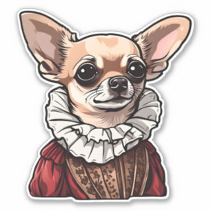 Pegatina Tudor Chihuahua