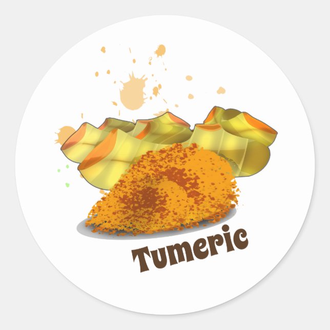 Pegatina Tumérico (Anverso)