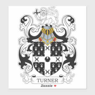 Pegatina Turner Family Crest