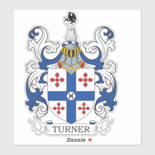 Pegatina Turner Family Crest