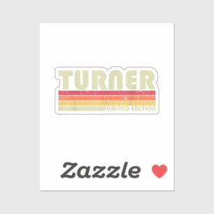 Pegatina TURNER Título de trabajo divertido Profesión Cumpl