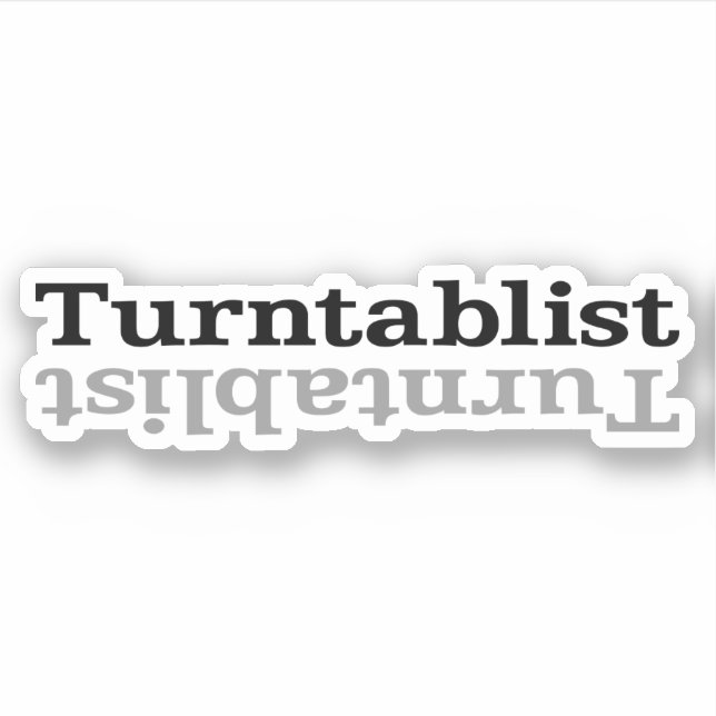 Pegatina Turntablista (Anverso)