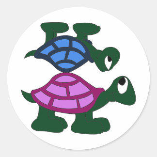 Pegatina Turtlle Piggyback