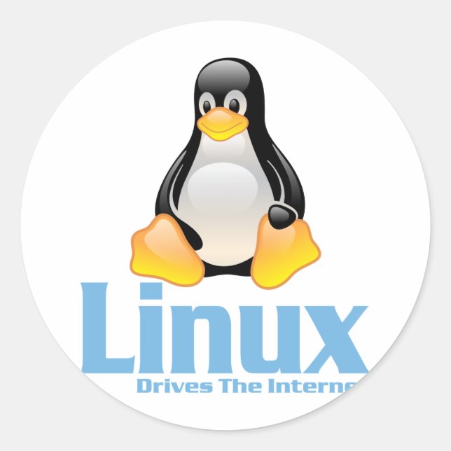 Pegatina Tux500 (Anverso)