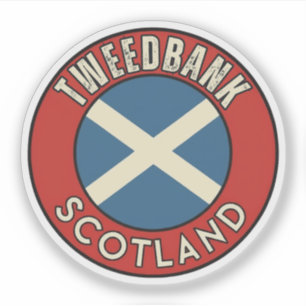 Pegatina Tweedbank, Escocia