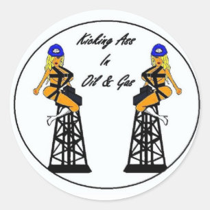 Pegatina Twin Derricks