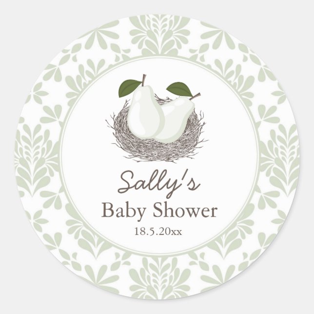 Pegatina Twin Pear Nest (Anverso)