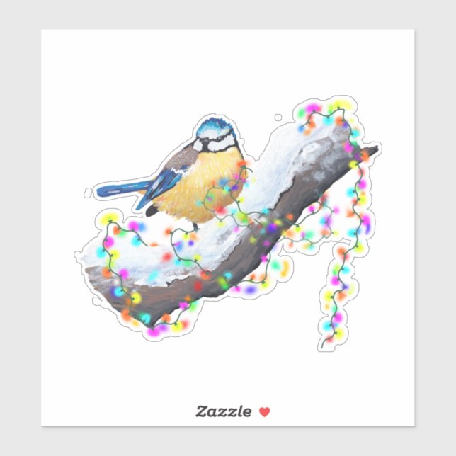 Pegatina Twinkle Twinkle Little Tit (Hoja)