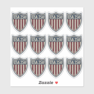 Pegatina UA 250 American Shield Motif ID1301
