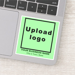 Pegatina Ubicación de negocios en el Vinyl de Light Green S