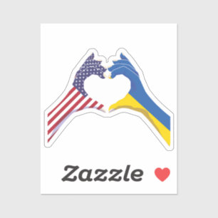 Pegatina Ucrania Ucrania Estados Unidos