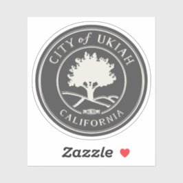 PEGATINA UKIAH MENDOCINO CALIFORNIA