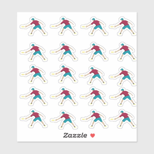 Pegatina Ultimate Frisbee (Hoja)