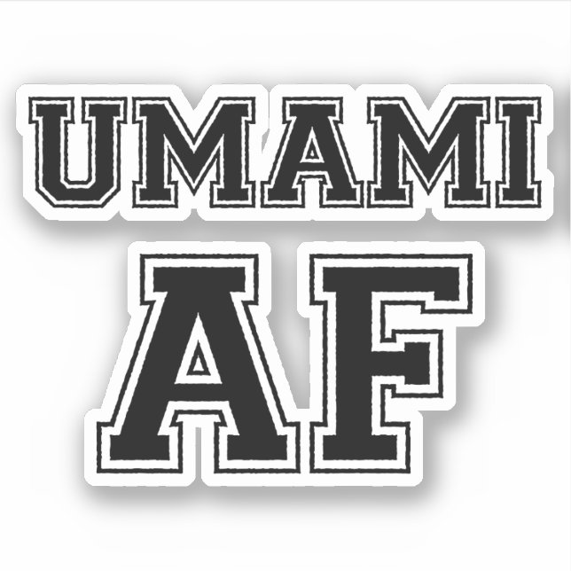 PEGATINA UMAMI AF (Anverso)